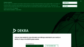 What Dekra.com website looked like in 2022 (1 year ago)