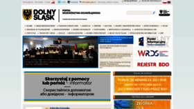 What Dolnyslask.pl website looked like in 2022 (3 years ago)