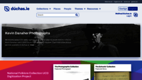 What Duchas.ie website looked like in 2022 (4 years ago)