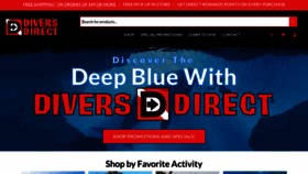 What Diversdirect.com website looked like in 2022 (1 year ago)