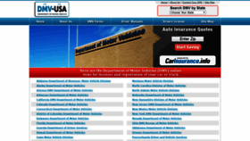 What Dmvusa.com website looked like in 2022 (1 year ago)