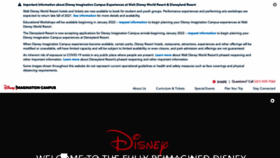 What Disneyyouth.com website looked like in 2022 (1 year ago)