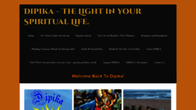 What Dipika.org.za website looked like in 2022 (1 year ago)