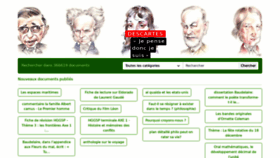 What Devoir-de-philosophie.com website looked like in 2022 (1 year ago)