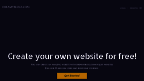 What Dreamyblogs.com website looked like in 2022 (1 year ago)
