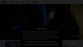 What Disney.de website looked like in 2022 (1 year ago)