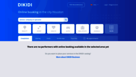 What Dikidi.net website looked like in 2022 (1 year ago)