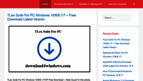 What Download4windows.com website looked like in 2022 (1 year ago)