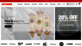 What Daddiesboardshop.com website looked like in 2022 (1 year ago)