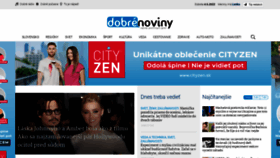What Dobrenoviny.sk website looked like in 2022 (4 years ago)
