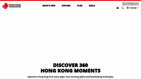 What Discoverhongkong.com website looked like in 2022 (1 year ago)