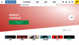 What Decathlon.de website looked like in 2022 (1 year ago)