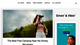 What Drivinvibin.com website looked like in 2022 (1 year ago)