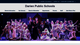 What Darienps.org website looked like in 2022 (1 year ago)