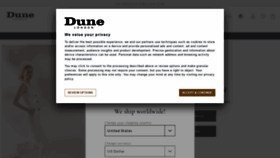 What Dunelondon.com website looked like in 2022 (1 year ago)