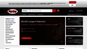 What Digikey.co.uk website looked like in 2022 (4 years ago)