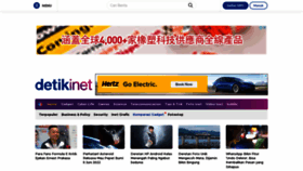 What Detikinet.com website looked like in 2022 (1 year ago)
