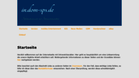 What Dom-sps.de website looked like in 2022 (1 year ago)
