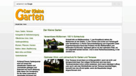 What Derkleinegarten.de website looked like in 2022 (1 year ago)
