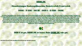 What Dhbe.de website looked like in 2022 (1 year ago)