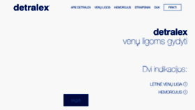 What Detralex.lt website looked like in 2022 (3 years ago)