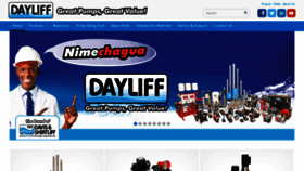 What Dayliff.com website looked like in 2022 (3 years ago)