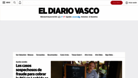 What Diariovasco.com website looked like in 2022 (1 year ago)