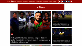 What Diez.hn website looked like in 2022 (1 year ago)