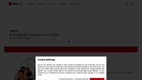 What Dpd.com website looked like in 2022 (1 year ago)