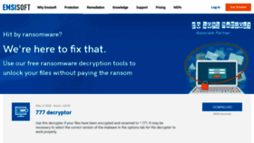 What Decrypter.emsisoft.com website looked like in 2022 (1 year ago)