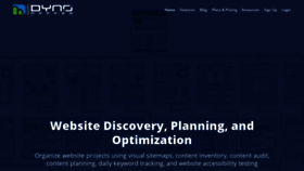 What Dynomapper.com website looked like in 2022 (3 years ago)