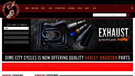 What Dimecitycycles.com website looked like in 2022 (1 year ago)
