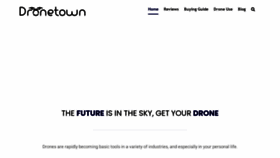 What Dronetownco.com website looked like in 2022 (1 year ago)
