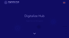 What Digitalizehub.com website looked like in 2022 (1 year ago)
