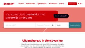 What Driessen.nl website looked like in 2022 (1 year ago)