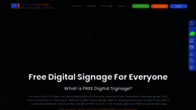What Digitalsignage.com website looked like in 2022 (1 year ago)