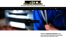 What Downtownautoinc.com website looked like in 2022 (1 year ago)