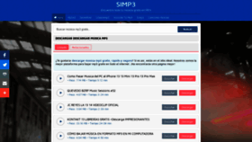 What Descargar-musica-12.simp3s.net website looked like in 2022 (1 year ago)