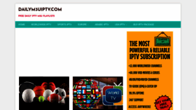 What Dailym3uiptv.com website looked like in 2022 (1 year ago)
