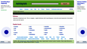 What Depinisyon.com website looked like in 2022 (1 year ago)