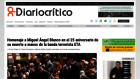 What Diariocritico.com website looked like in 2022 (1 year ago)