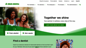 What Deltadentalins.com website looked like in 2022 (1 year ago)