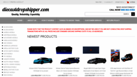 What Diecastdropshipper.com website looked like in 2022 (1 year ago)