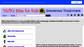 What Dltk-kids.com website looked like in 2022 (1 year ago)