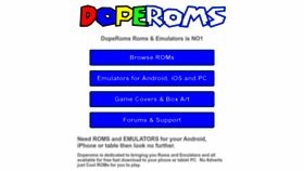 What Doperoms.eu website looked like in 2022 (1 year ago)