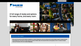 What Daikinac.com website looked like in 2022 (1 year ago)