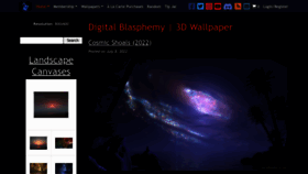What Digitalblasphemy.com website looked like in 2022 (2 years ago)