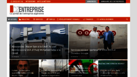 What Dzentreprise.net website looked like in 2022 (1 year ago)