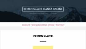 What Demonslayer-manga.org website looked like in 2022 (1 year ago)