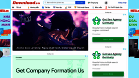 What Download.vn website looked like in 2022 (2 years ago)